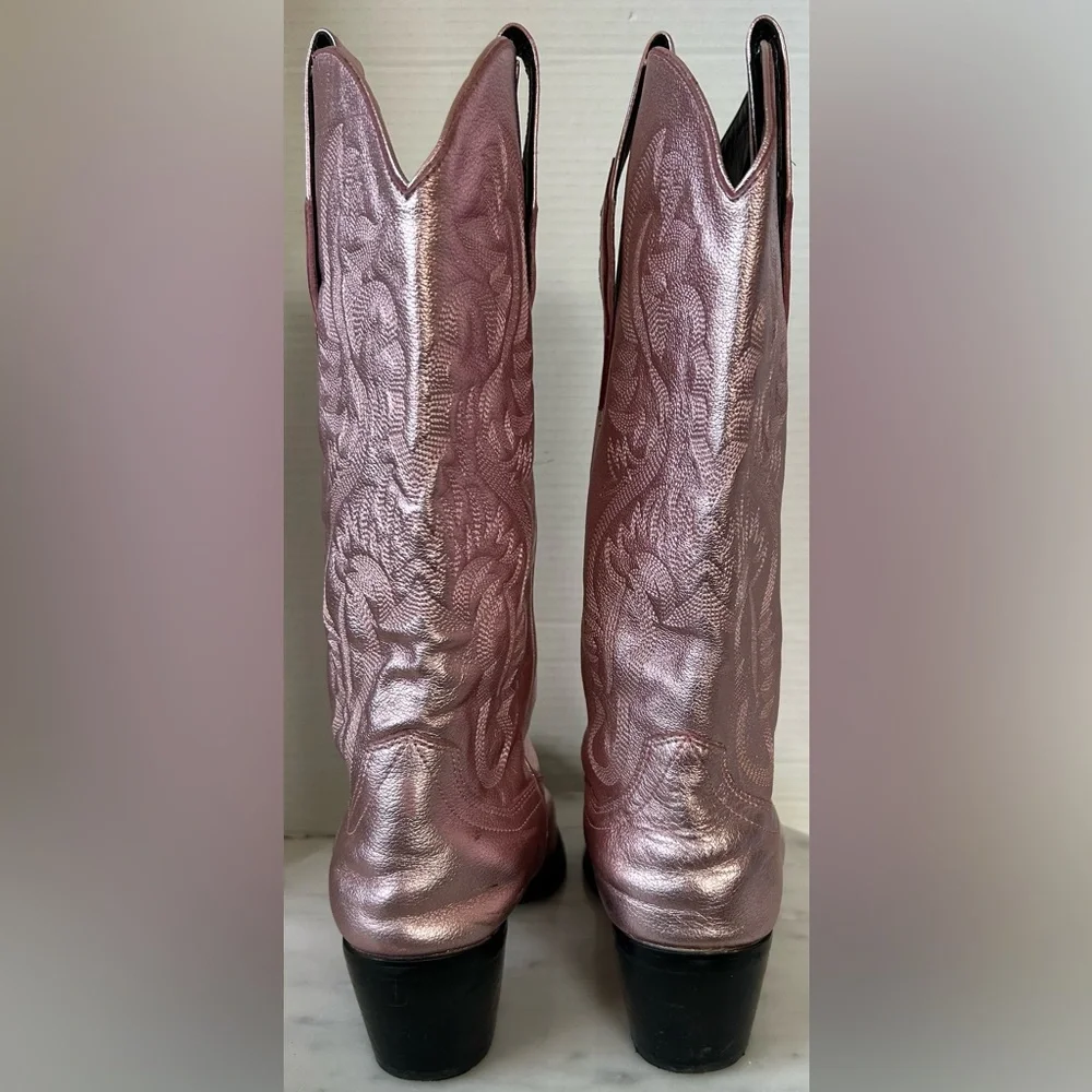 Jeffrey Campbell Dagget Pink Western Boots - Picture 9 of 12